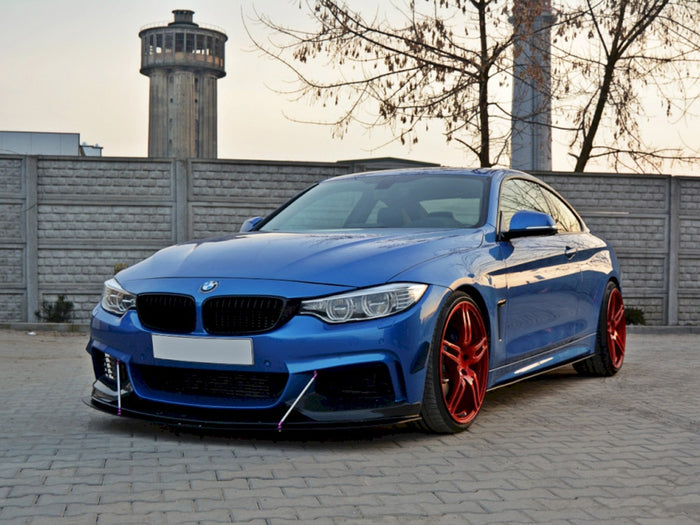 BMW 4 F32 M-sport & M-performance (2013-2016) Front Racing Splitter V.3 - Maxton Design