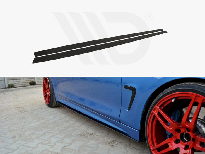 BMW 4 F32 M-sport (2013-2016) Racing Side Skirts Splitters - Maxton Design