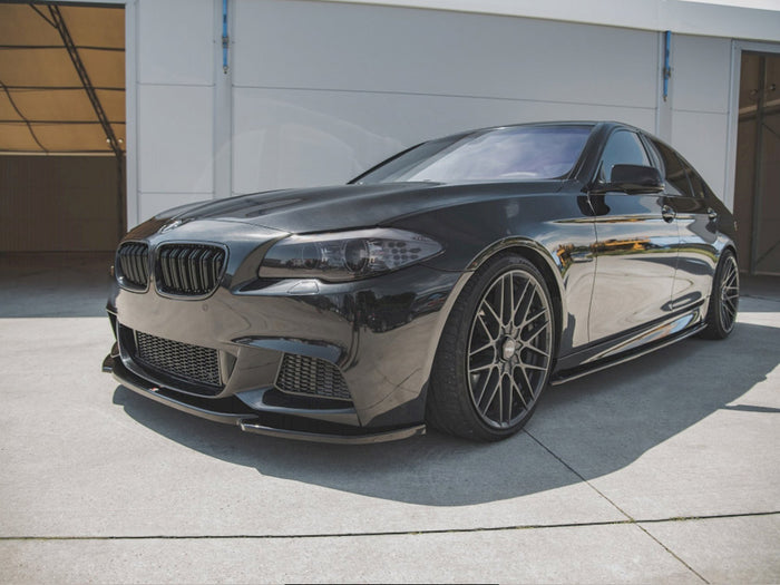 BMW 5 F10/F11 M-pack (2011-2017) Front Splitter V4 - Maxton Design