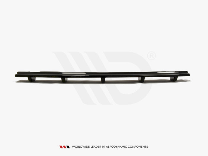 BMW 5 F11 M-pack (Fits TWO Single Exhaust Ends) Central Rear Splitter - Maxton Design