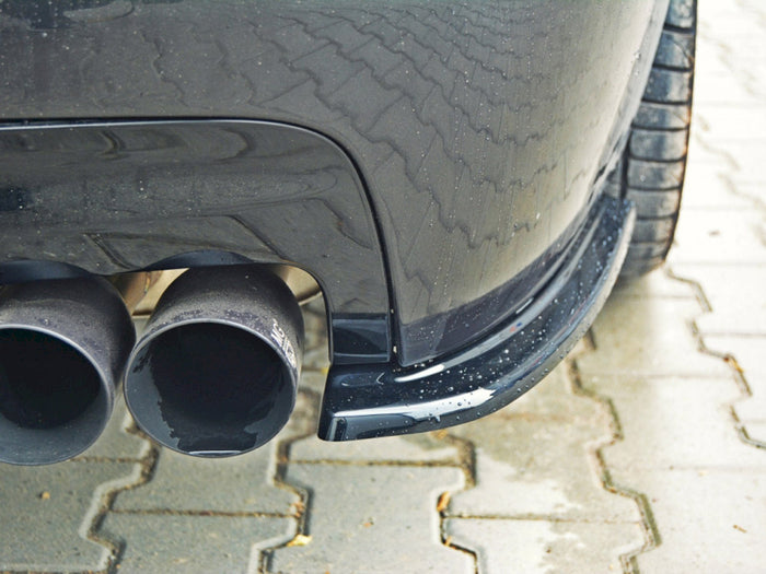 BMW 5 F11 M-pack (Fits TWO Double Exhaust Ends) Rear Side Splitters - Maxton Design