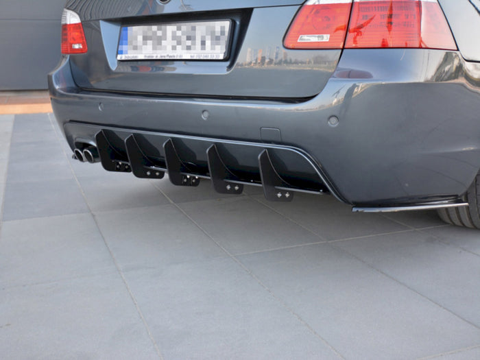 BMW 5 E61 (Touring) Wagon M-pack (2004-2010) Rear Diffuser - Maxton Design