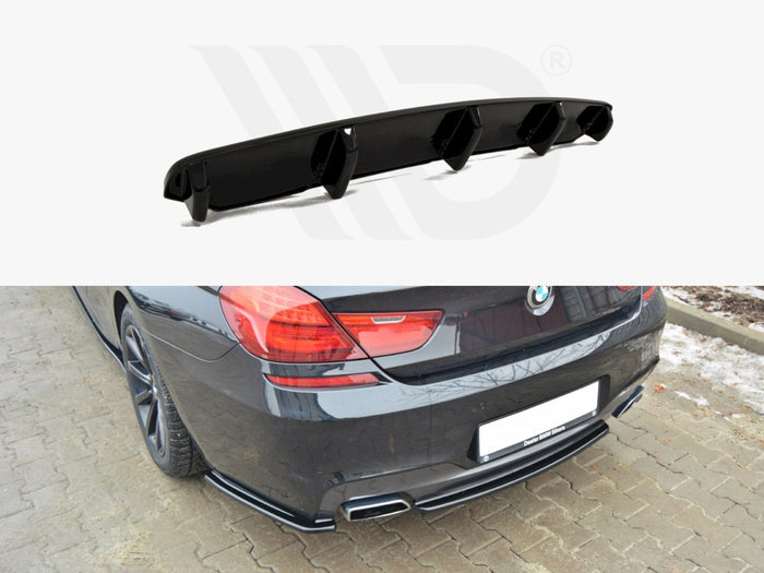 BMW 6 GRAN Coupe M-sport(2013-2018) Central Rear Splitter - Maxton Design