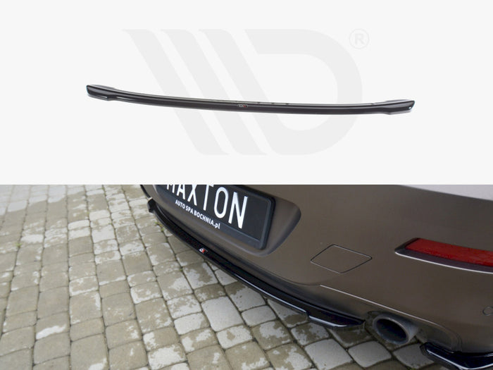 BMW 6 GRAN Coupe (2012-2014) Central Rear Splitter - Maxton Design