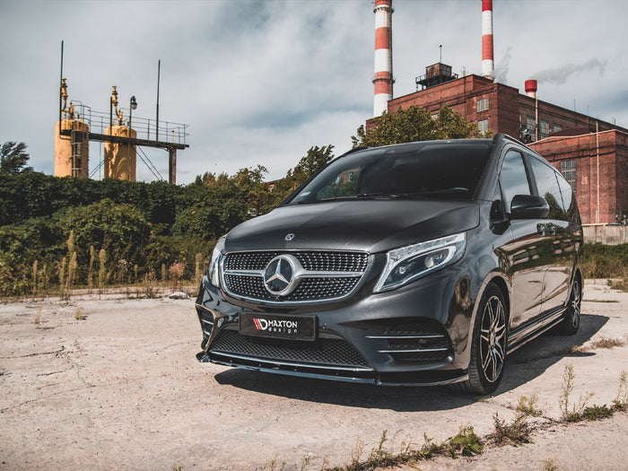 Mercedes-benz V-class Amg-line W447 Facelift (2019-) Front Splitter V3 - Maxton Design