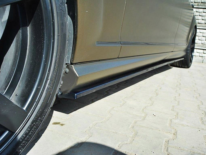 Mercedes S-class W221 AMG LWB Side Skirts Diffusers - Maxton Design