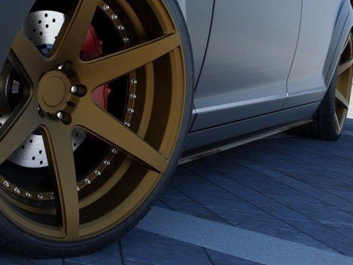Mercedes S-class W221 Long Side Skirts Diffusers - Maxton Design