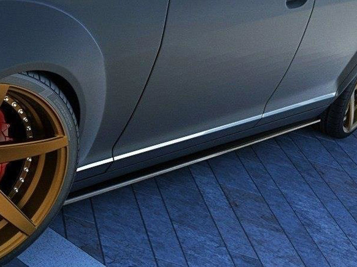 Mercedes S-class W221 Long Side Skirts Diffusers - Maxton Design