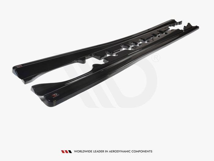 Mercedes-benz E-class W207 Coupe AMG Line (2009-2012) Side Skirts Splitters - Maxton Design