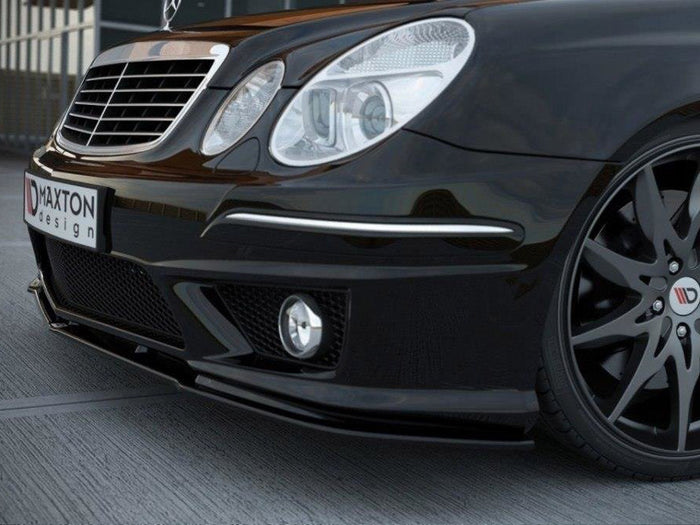 Mercedes E W211 AMG Facelift Front Splitter - Maxton Design