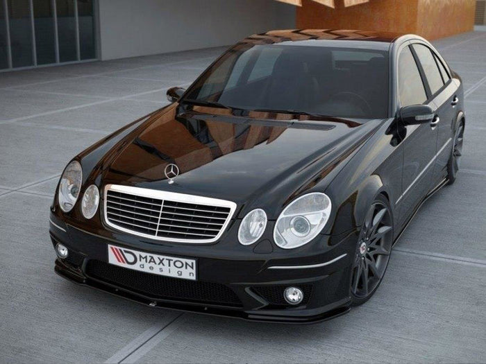 Mercedes E W211 AMG Facelift Front Splitter - Maxton Design
