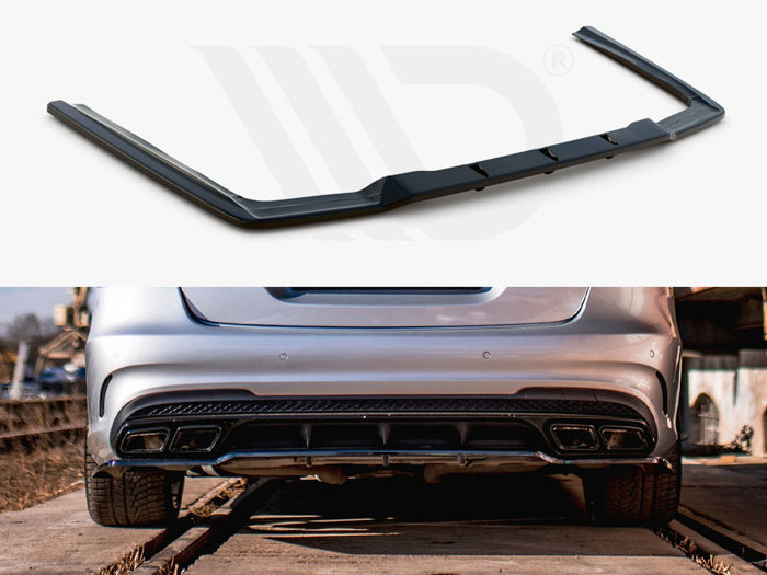 Mercedes-benz E63 AMG Sedan W212 Facelift (2012-2014) Central Rear Splitter - Maxton Design