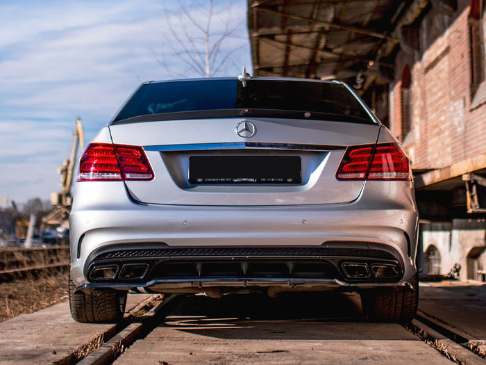 Mercedes-benz E63 AMG Sedan W212 Facelift (2012-2014) Central Rear Splitter - Maxton Design