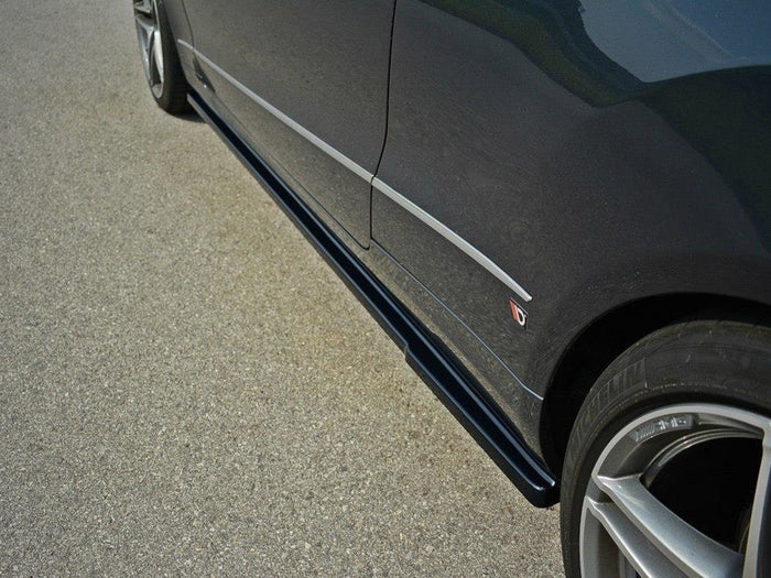 Mercedes E W212 Coupe & Cabrio (2012-2017) Side Skirts Splitters - Maxton Design