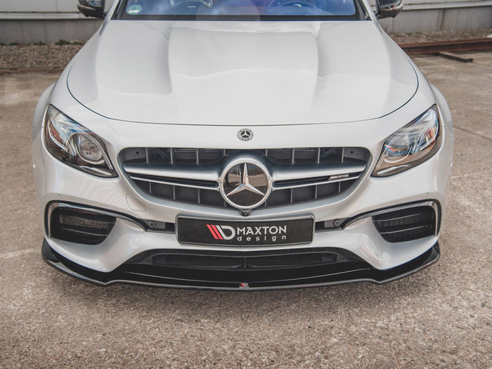 Mercedes Benz E63 AMG Estate/ Saloon S213/W213 Front Splitter V.1 - Maxton Design