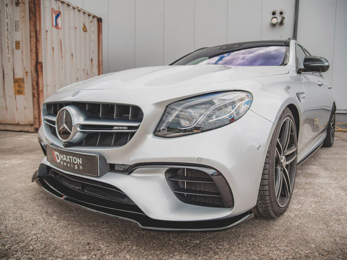 Mercedes Benz E63 AMG Estate/ Saloon S213/W213 Front Splitter V.1 - Maxton Design