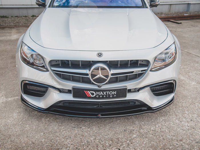 Mercedes Benz E63 AMG Estate/ Saloon S213/W213 Front Splitter V.2 - Maxton Design