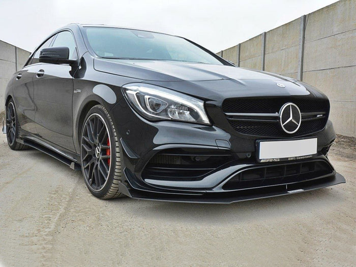 Mercedes CLA 45 AMG C117 (Facelift) (2017-UP) Front Racing Splitter - Maxton Design