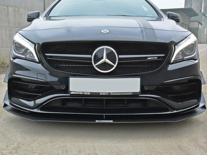 Mercedes CLA 45 AMG C117 (Facelift) (2017-UP) Front Racing Splitter - Maxton Design