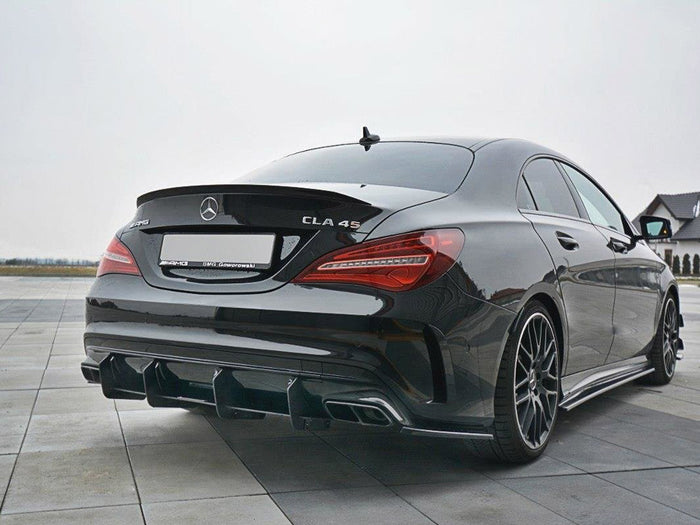 Mercedes CLA A45 AMG C117 Facelift (2017-UP) Rear Diffuser V.1 - Maxton Design