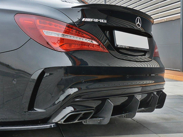 Mercedes CLA A45 AMG C117 Facelift (2017-UP) Rear Diffuser V.1 - Maxton Design