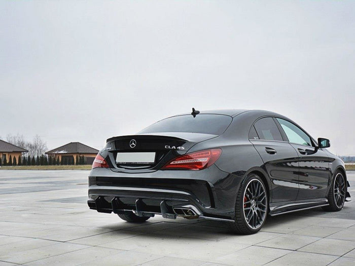 Mercedes CLA A45 AMG C117 Facelift (2017-UP) Rear Diffuser V.1 - Maxton Design