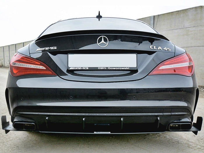 Mercedes CLA A45 AMG C117 Facelift (2017-UP) Rear Diffuser V.3 - Maxton Design