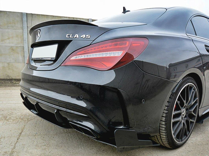 Mercedes CLA A45 AMG C117 Facelift (2017-UP) Rear Diffuser V.3 - Maxton Design