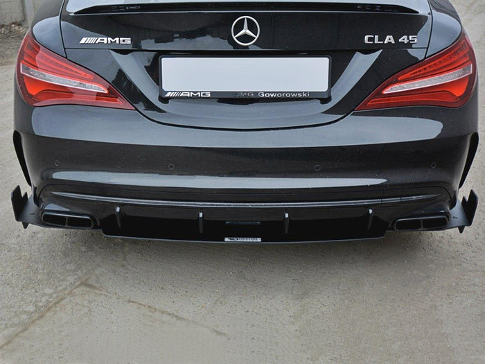 Mercedes CLA A45 AMG C117 Facelift (2017-UP) Rear Diffuser V.3 - Maxton Design