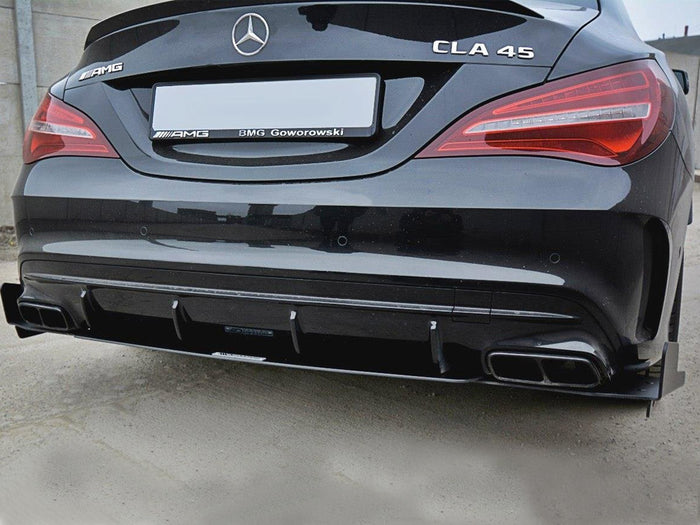 Mercedes CLA A45 AMG C117 Facelift (2017-UP) Rear Diffuser V.3 - Maxton Design