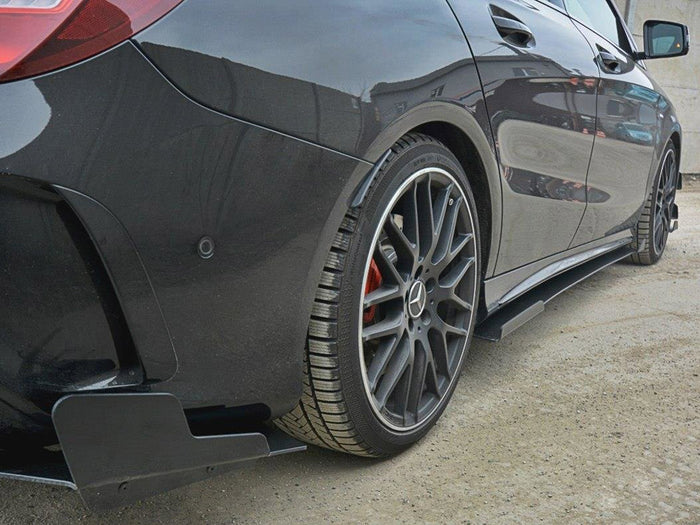Mercedes CLA A45 AMG C117 Facelift (2017-UP) Racing Side Skirts Diffusers V.1 - Maxton Design