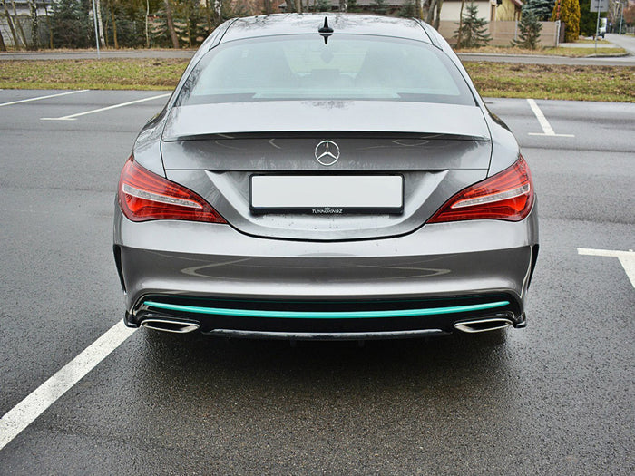 Mercedes-benz CLA C117 Amg-line Facelift (2017-UP) Rear Side Splitters - Maxton Design