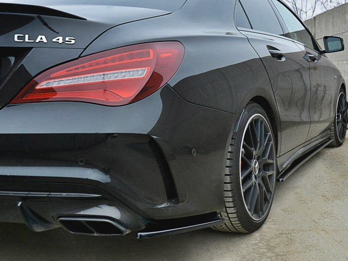 Mercedes CLA A45 AMG C117 Facelift (2017-UP) Rear Side Splitters - Maxton Design