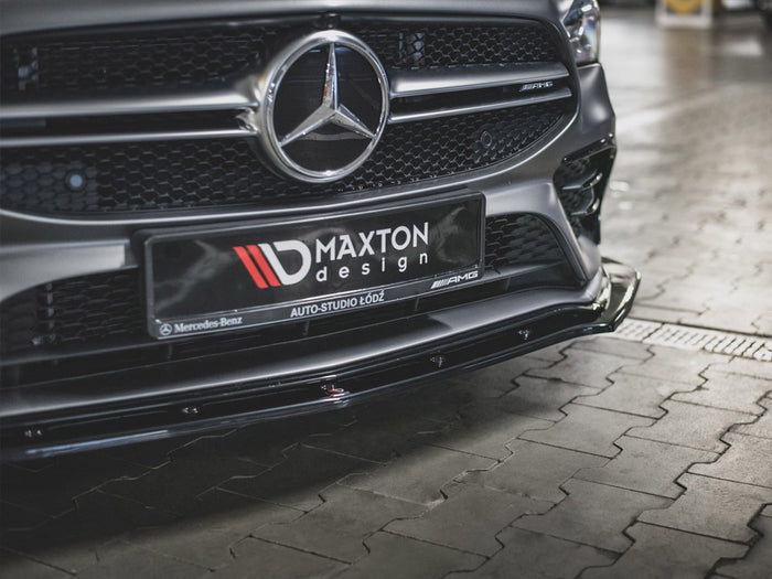 Mercedes-amg CLA 35 AERO C118 (2019-) Front Splitter V2 - Maxton Design