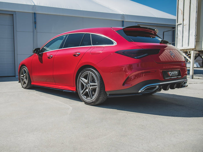 Mercedes-benz CLA Shooting Brake Amg-line X118 (2019-) Rear Side Splitters - Maxton Design
