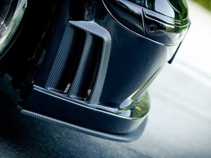 Mercedes CLK W209 Black (SL Black Series Look) Front Splitter - Maxton Design