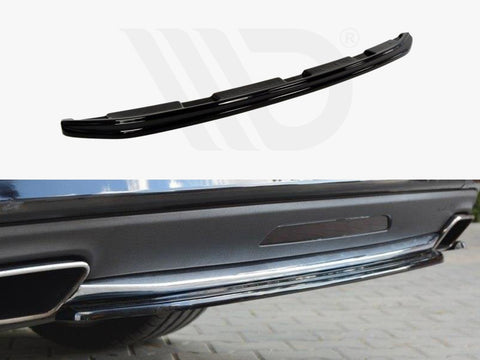 Mercedes CLS C218 Amg-line (Without A Vertical BAR) (2011-2014) Central Rear Splitter - Maxton Design