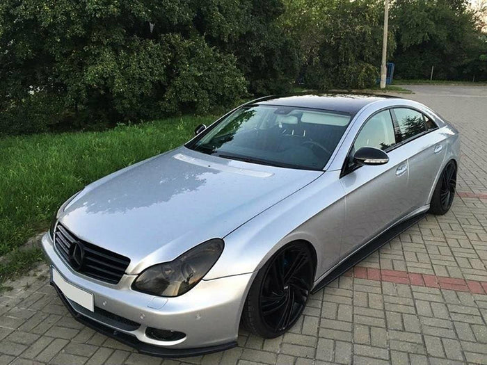 Mercedes CLS C219 Standard Bumper (2004-2008) Front Splitter - Maxton Design
