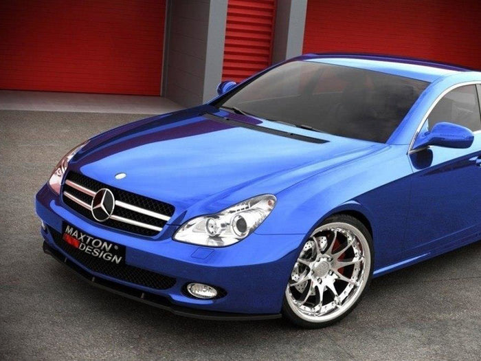 Mercedes CLS C219 Standard Bumper (2004-2008) Front Splitter - Maxton Design