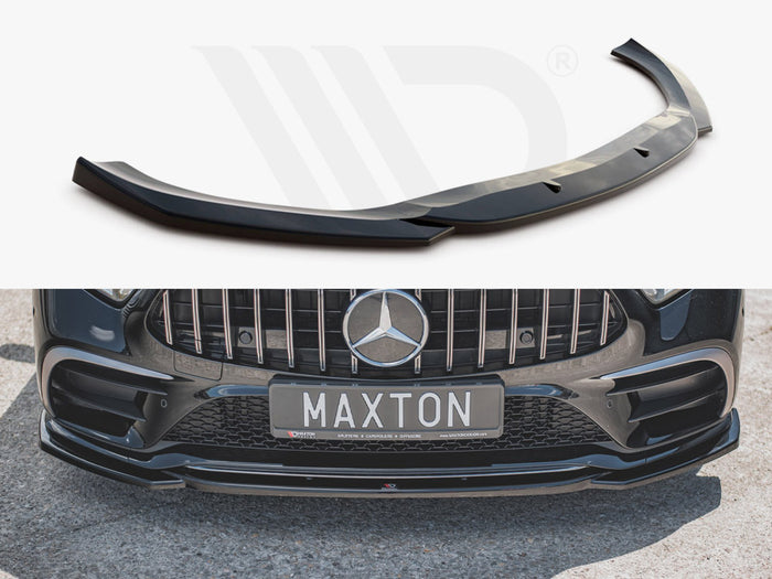 Mercedes-benz CLS AMG Line / 53AMG C257 (2018-2021) Front Splitter V.1 - Maxton Design