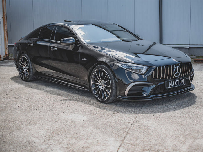 Mercedes-benz CLS AMG Line / 53AMG C257 (2018-2021) Front Splitter V.1 - Maxton Design