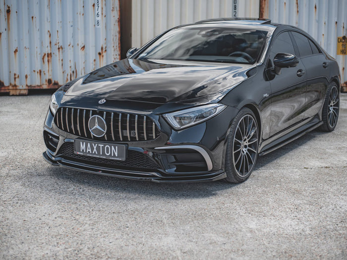 Mercedes-benz CLS AMG Line / 53AMG C257 (2018-2021) Front Splitter V.1 - Maxton Design