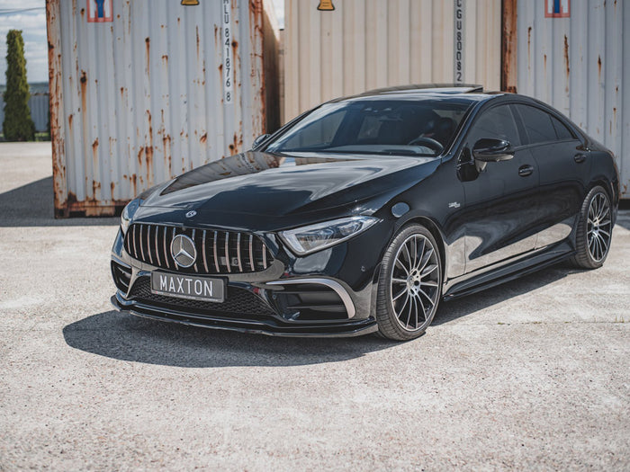 Mercedes-benz CLS AMG Line / 53AMG C257 (2018-2021) Front Splitter V.2 - Maxton Design