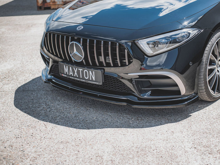 Mercedes-benz CLS AMG Line / 53AMG C257 (2018-2021) Front Splitter V.2 - Maxton Design