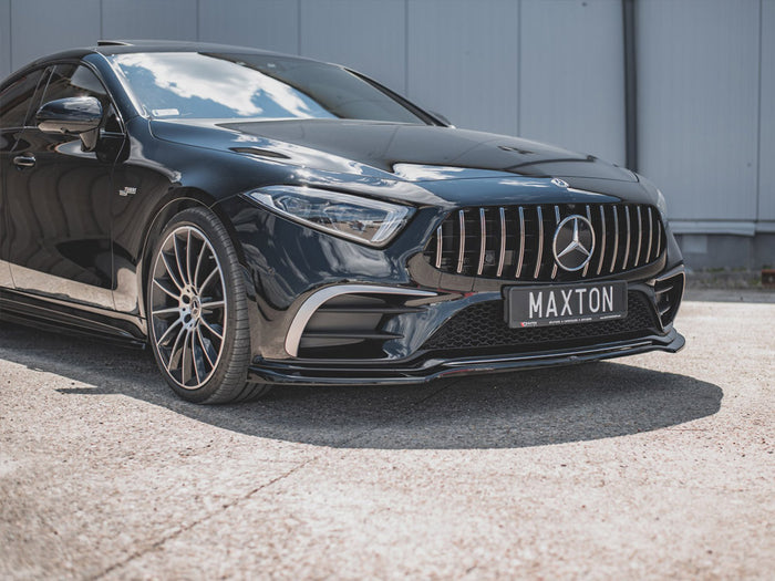 Mercedes-benz CLS AMG Line / 53AMG C257 (2018-2021) Front Splitter V.3 - Maxton Design