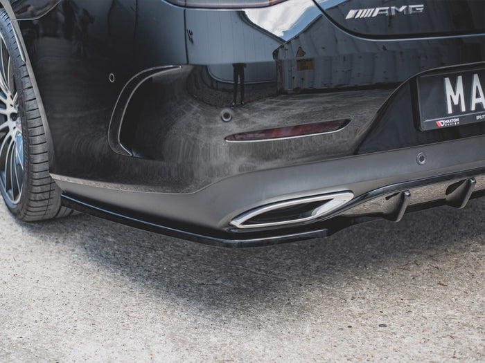 Mercedes-benz CLS AMG Line C257 (2018-2021) Central Rear Splitter - Maxton Design