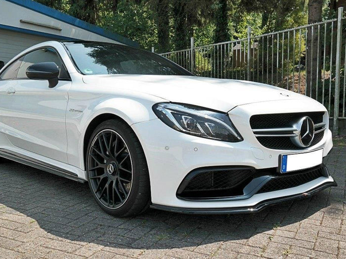 Mercedes C 205 63 AMG Coupe (2016-2018) Front Splitter V.1 - Maxton Design