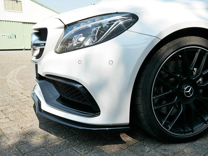 Mercedes C 205 63 AMG Coupe (2016-2018) Front Splitter V.1 - Maxton Design