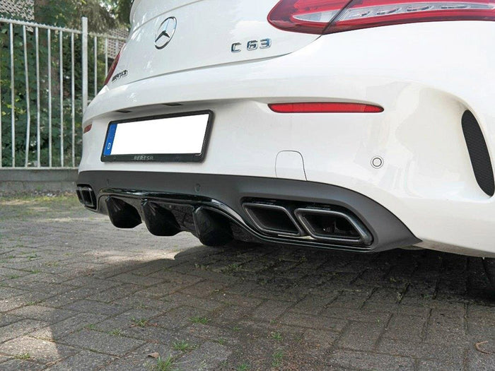 Mercedes C 205 63 AMG Coupe (2016-2018) Rear Valance - Maxton Design