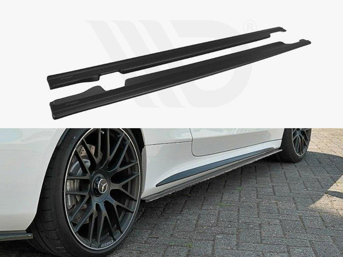 Mercedes C 205 63 AMG Coupe (2016-2018) Side Skirts Splitters - Maxton Design
